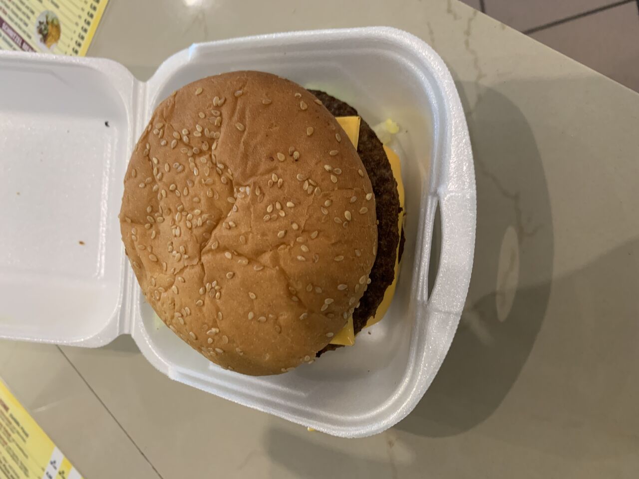Jumbo Cheeseburger 