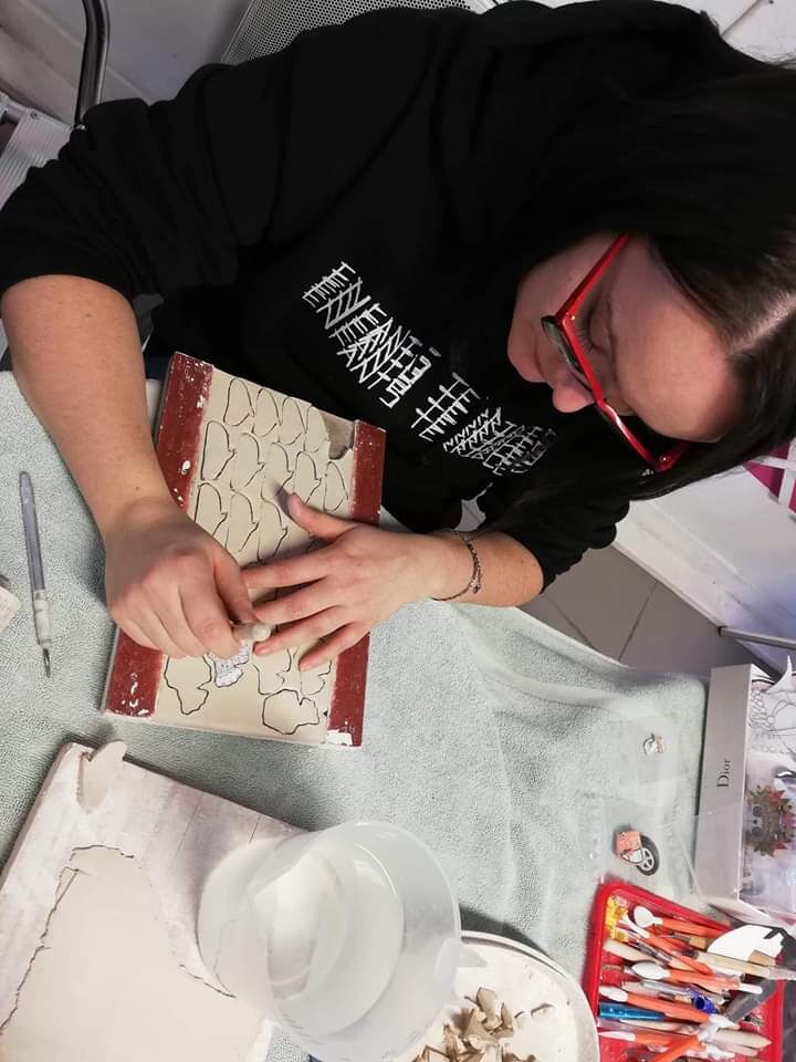 Création de porcelaine