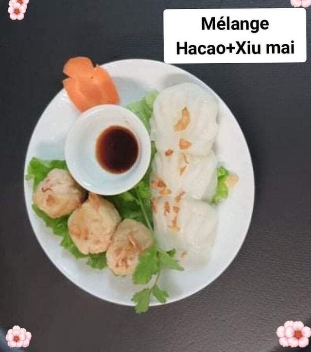 Ha cao + xiu mai.