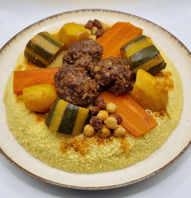 Couscous boulettes kefta