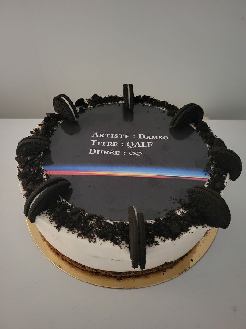 Gâteau Oréo d'un chanteur