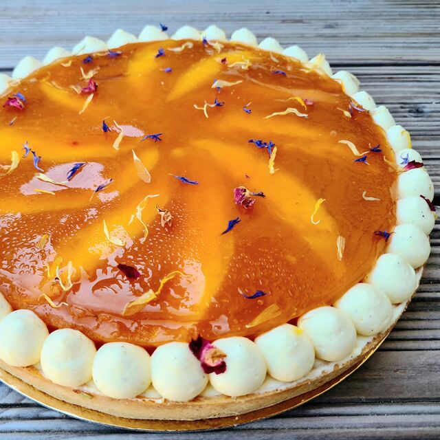 Tarte abricot-mangue