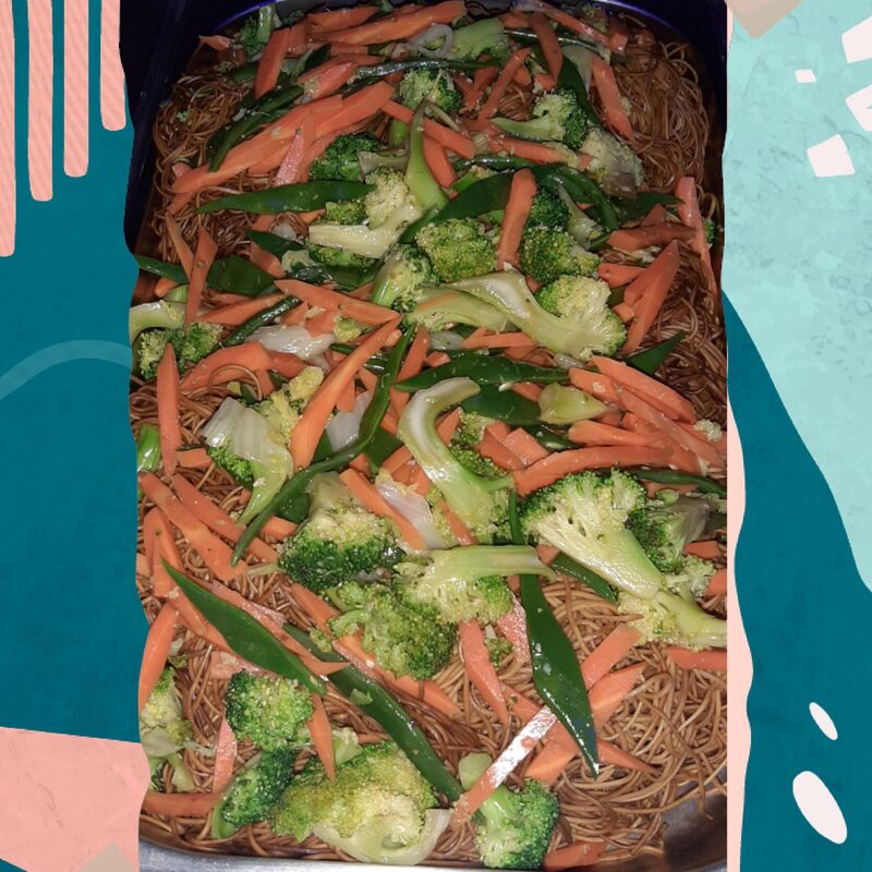 Nouilles sautés aux légumes