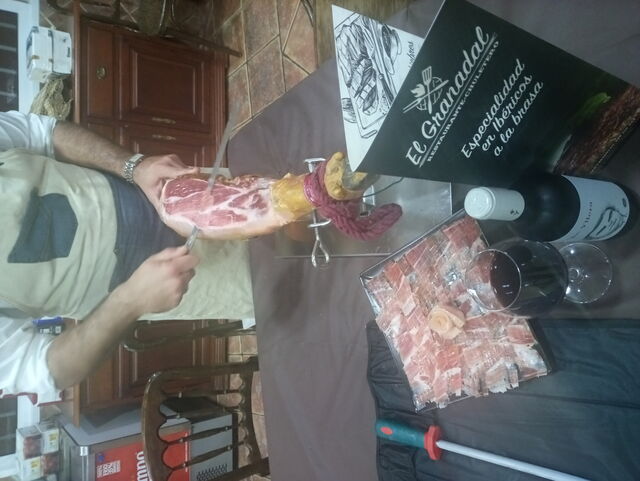 ESPECTACULAR CORTE DE JAMON IBERICO ! UNA DELICIA PARA EL PALADAR