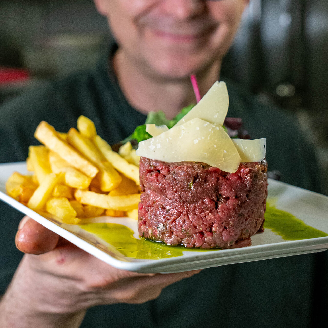 Tartare de bœuf à l'italienne