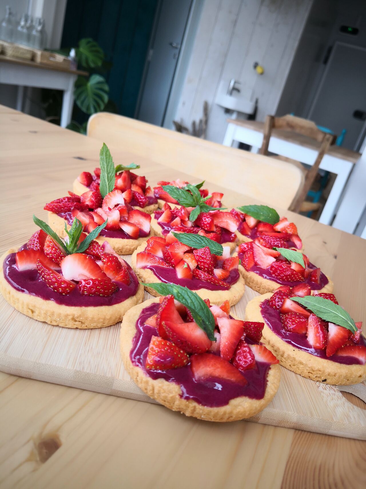 Sablé aux fruits rouges