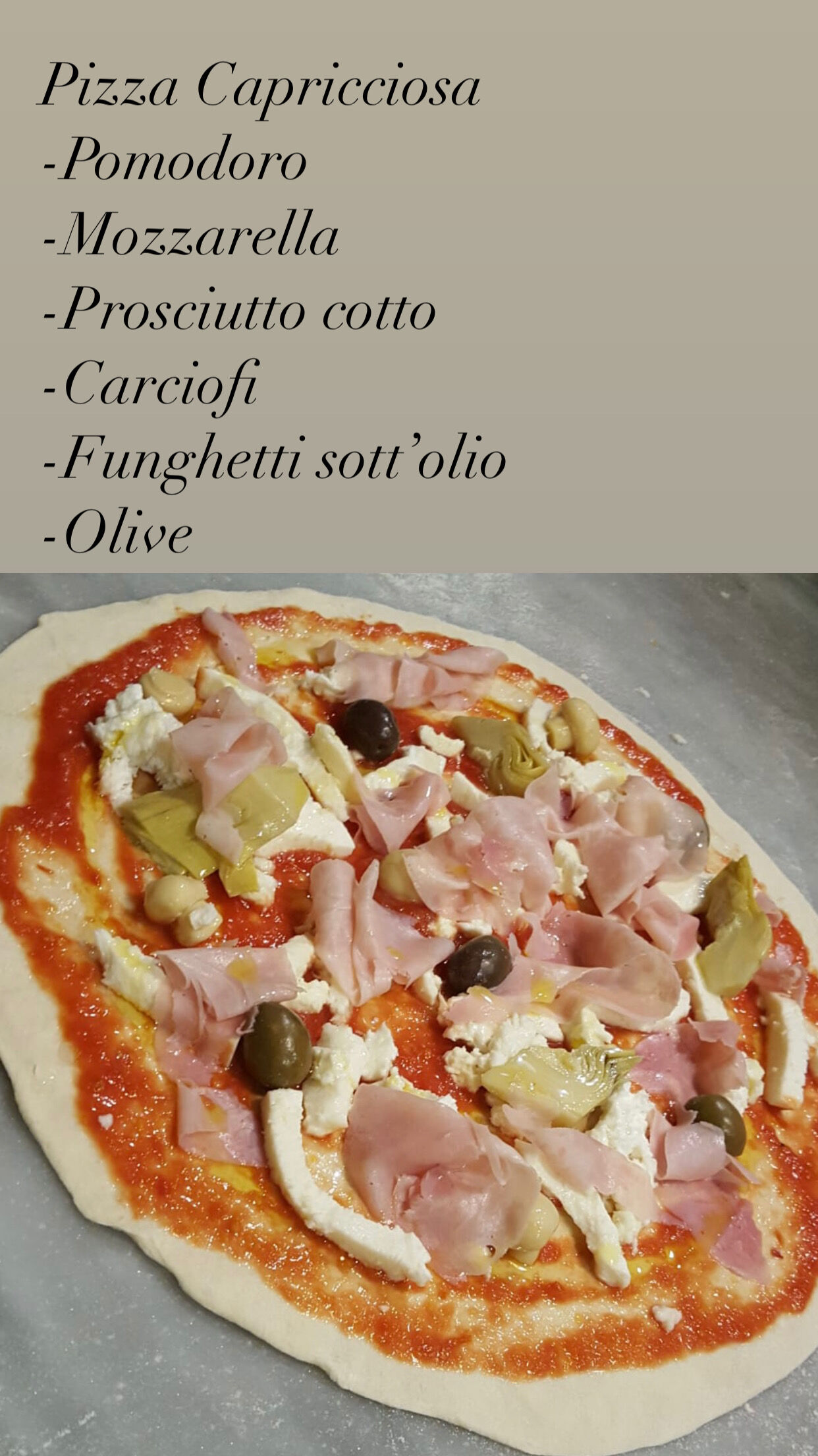 PIZZA CAPRICCIOSA