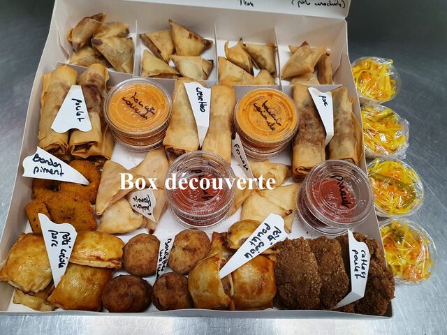 Donnez moi le nombre de convives et je vous prépare une box avec 14 pièces par personne - 13e par personne (achard non compris)