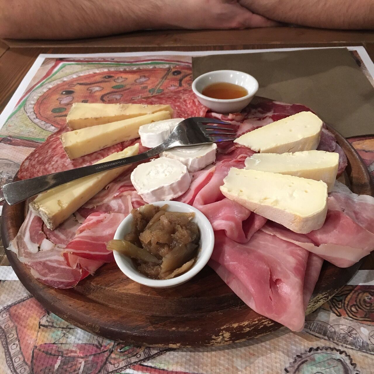 Plateau de charcuterie & fromages italiens