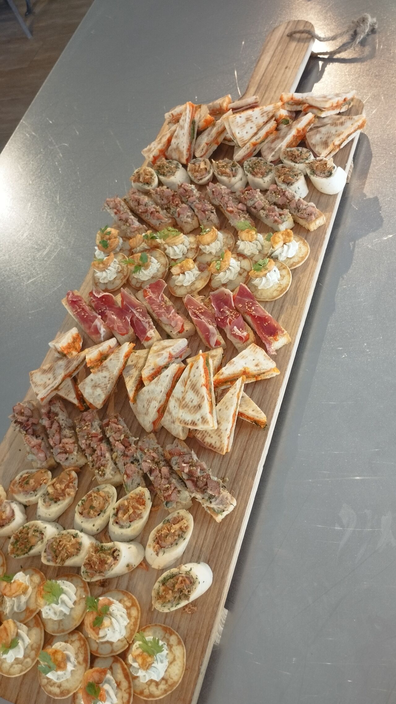 planche de pièces cocktails