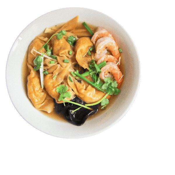 Soupe Raviolis Crevettes