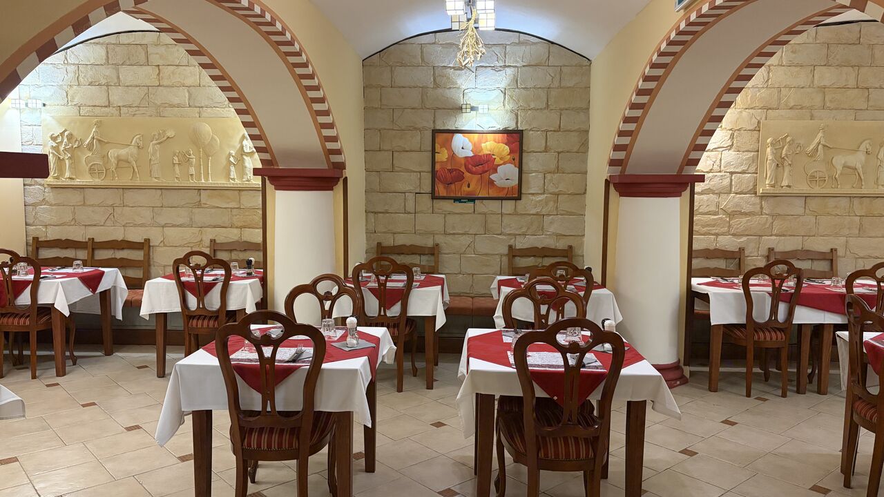 Inside of the restaurant