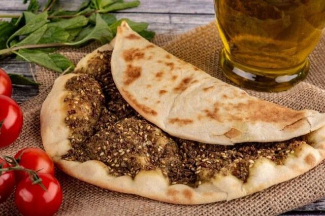 Galettes au four ZAATAR
