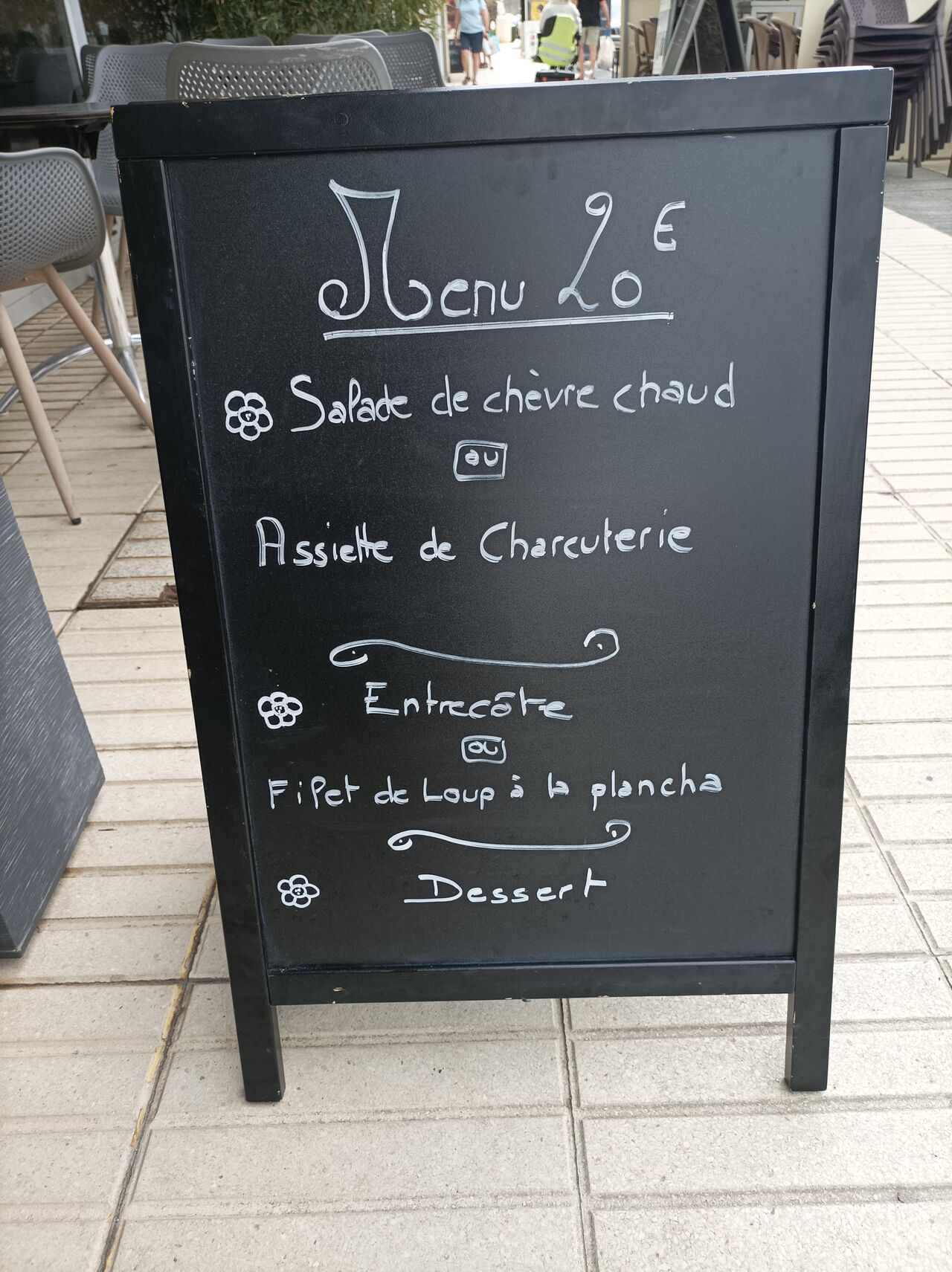 Menu du 6 septembre