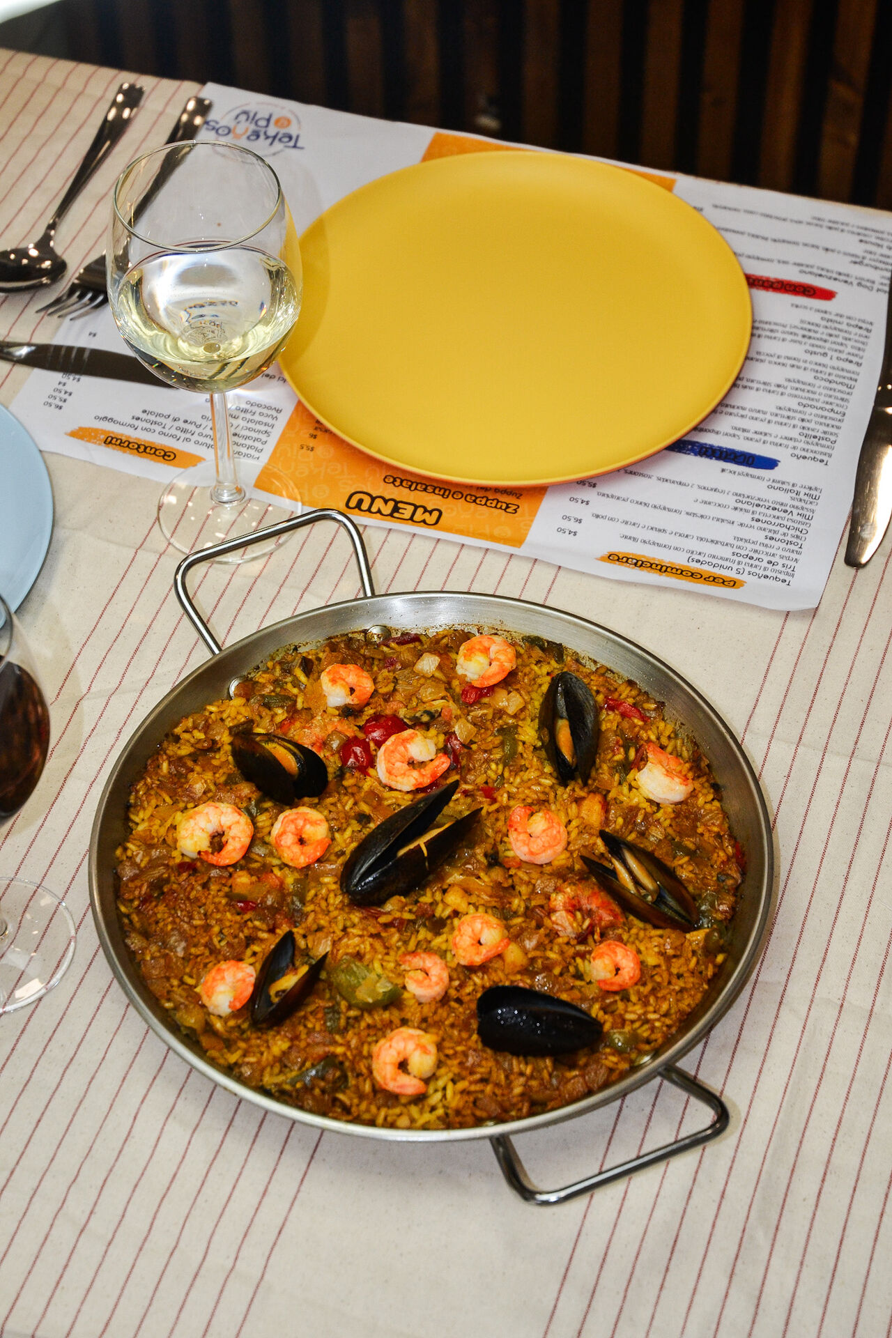 Paella di pesce 