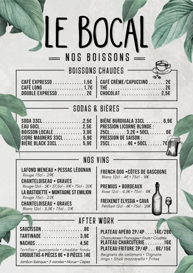 Boisson & After work