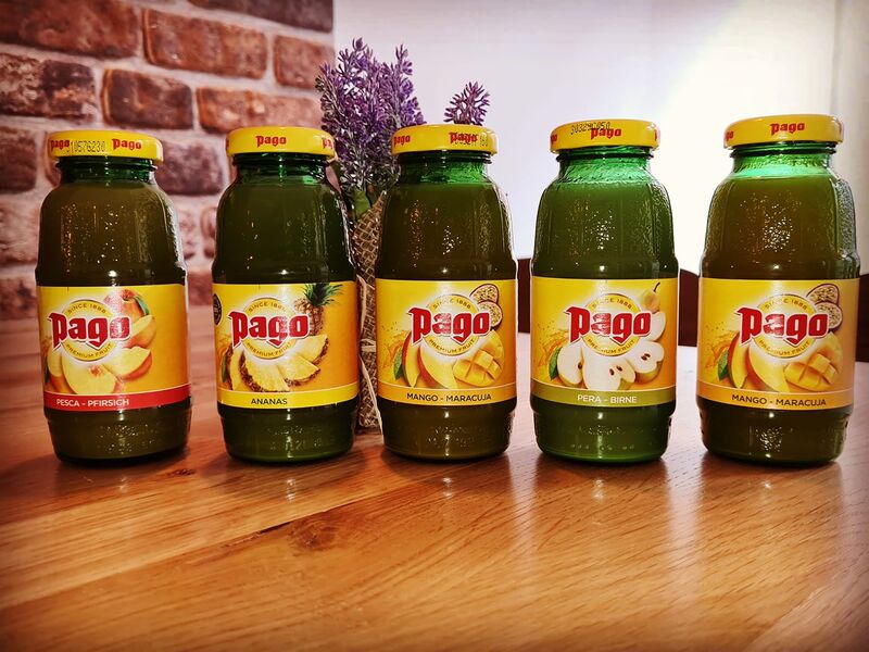 PAGO Fruchtsäfte in verschiedenen Sorten bei uns erhältlich ????????