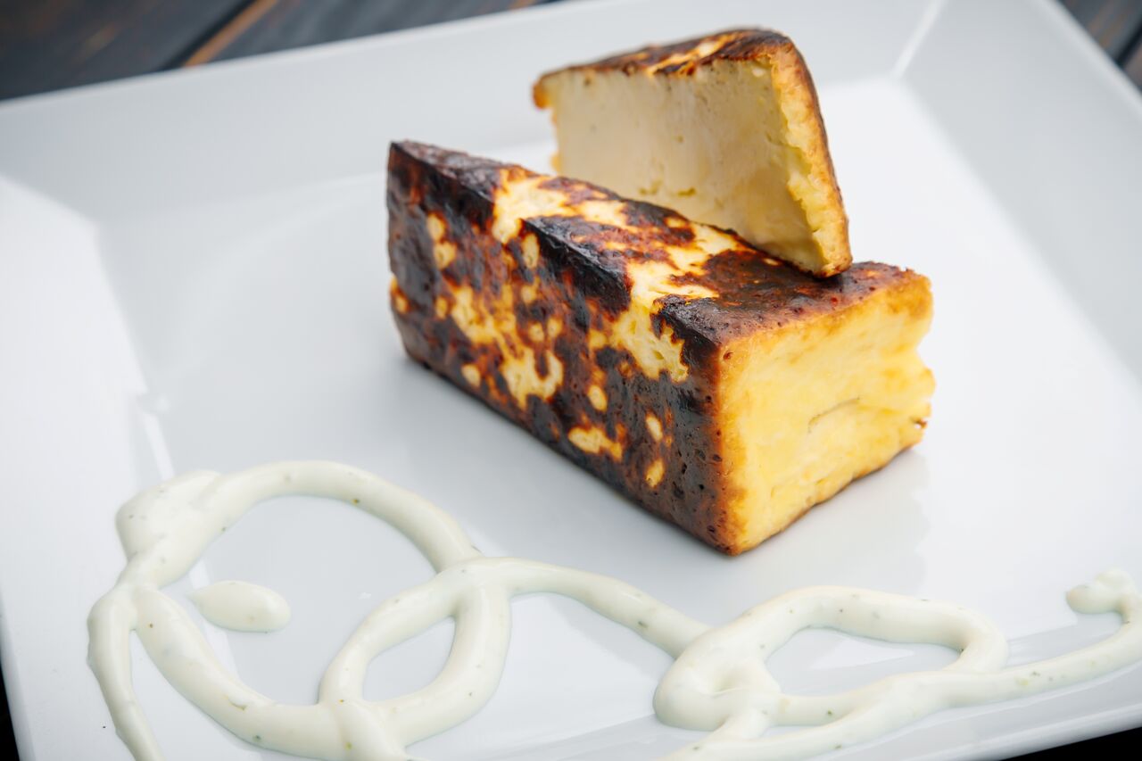 Брынза на мангале