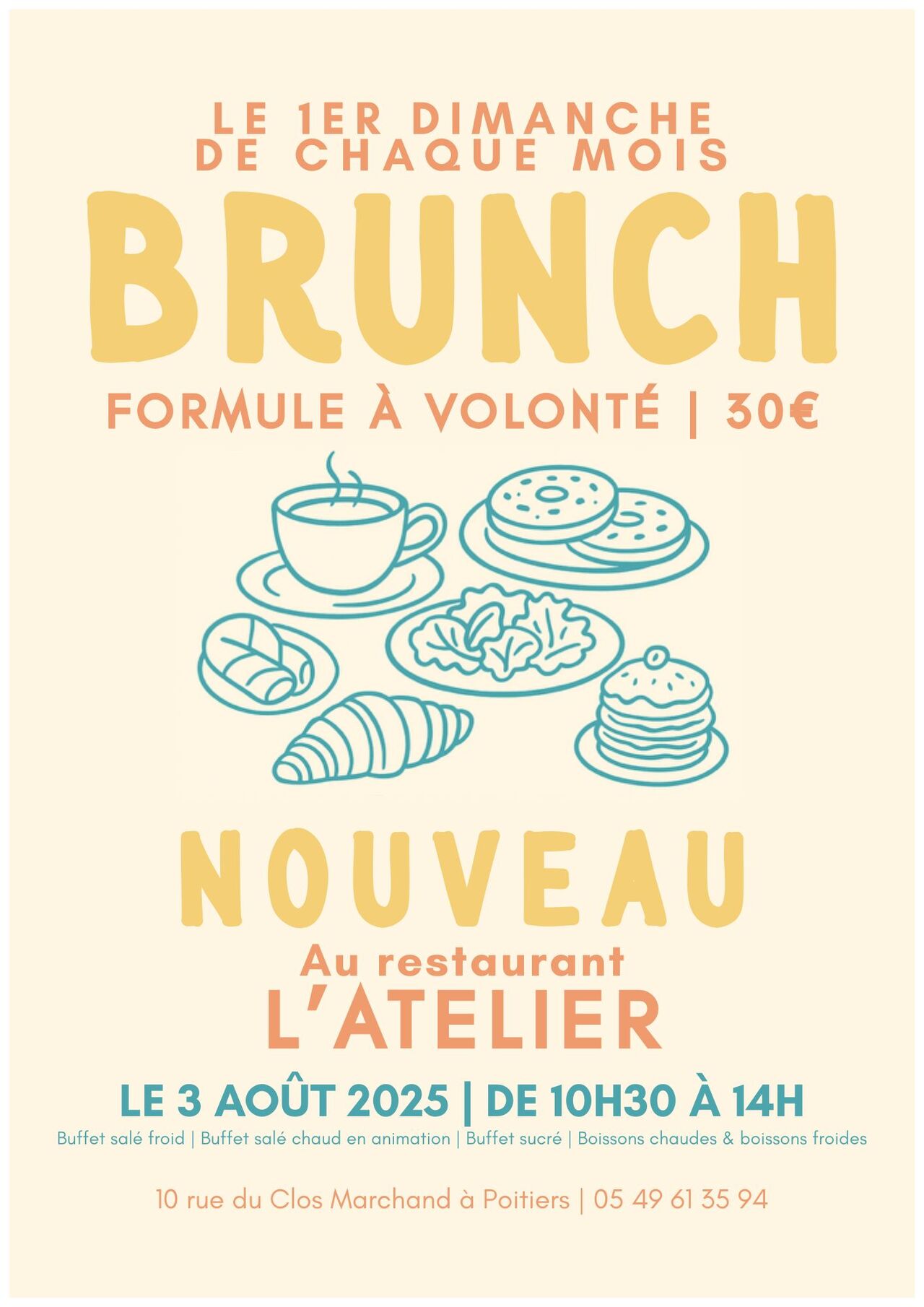 BRUNCH À L'ATELIER