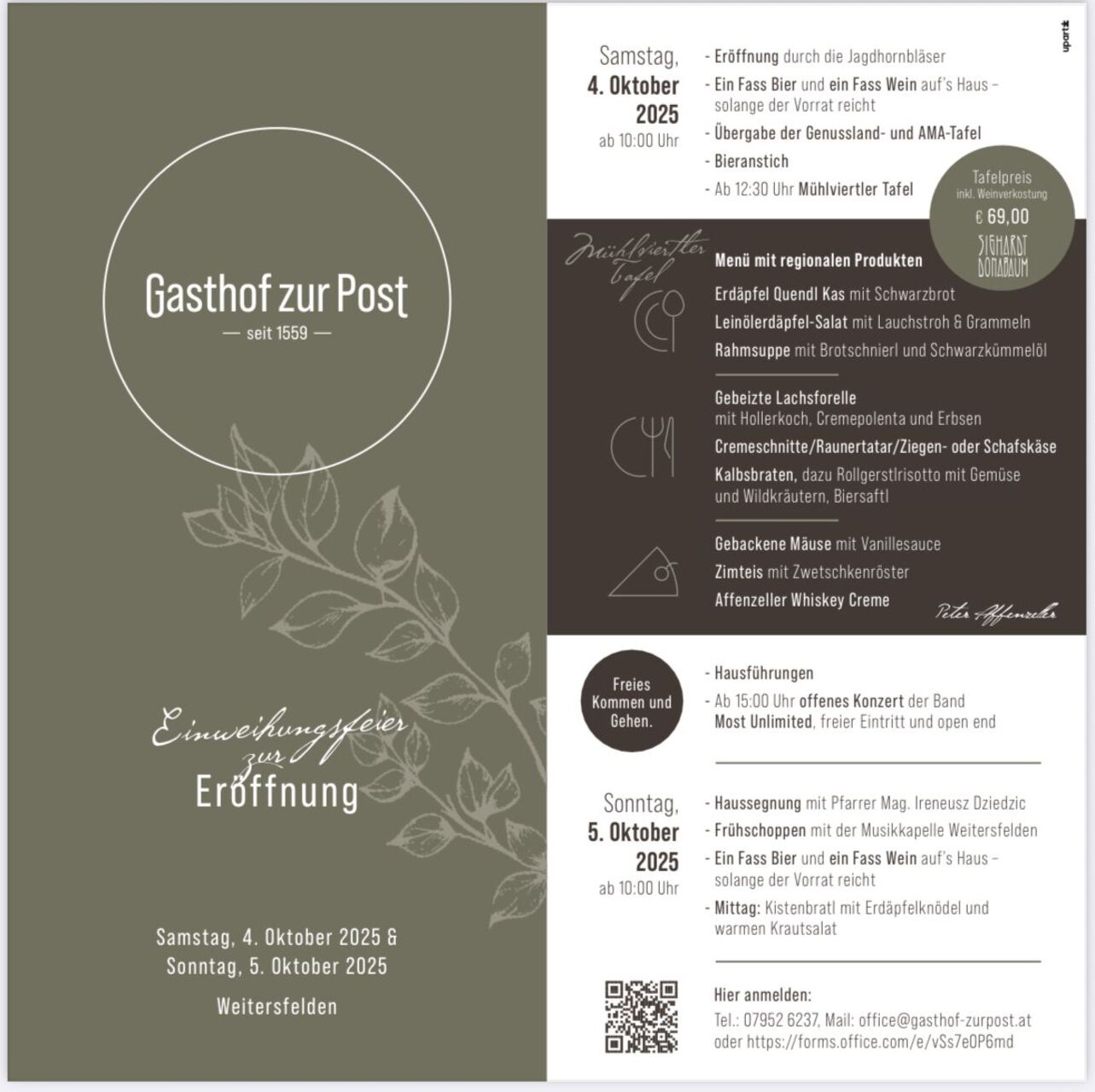 Feier zur gelungenen Eröffnung