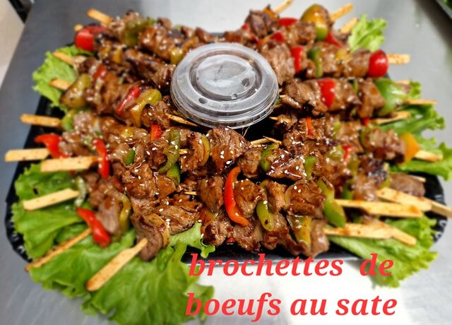Brochettes de boeuf