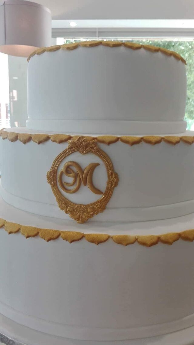Detalhes_ monograma bolo casamento