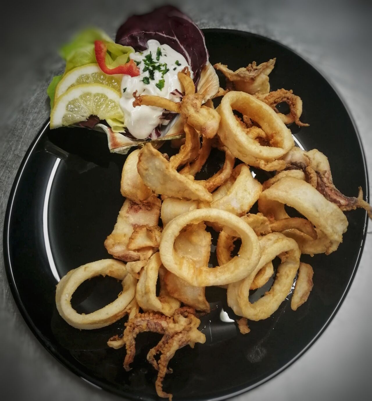 Jadranske lignje frigane