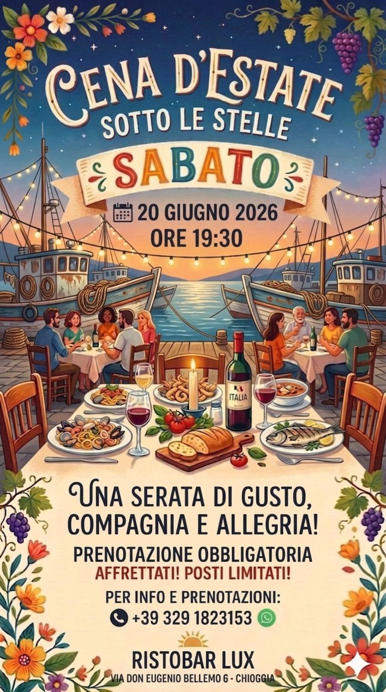 CENA D'ESTATE