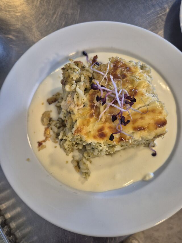 Zapekaná cestovina s kuracím mäsom, špenátom a syrom