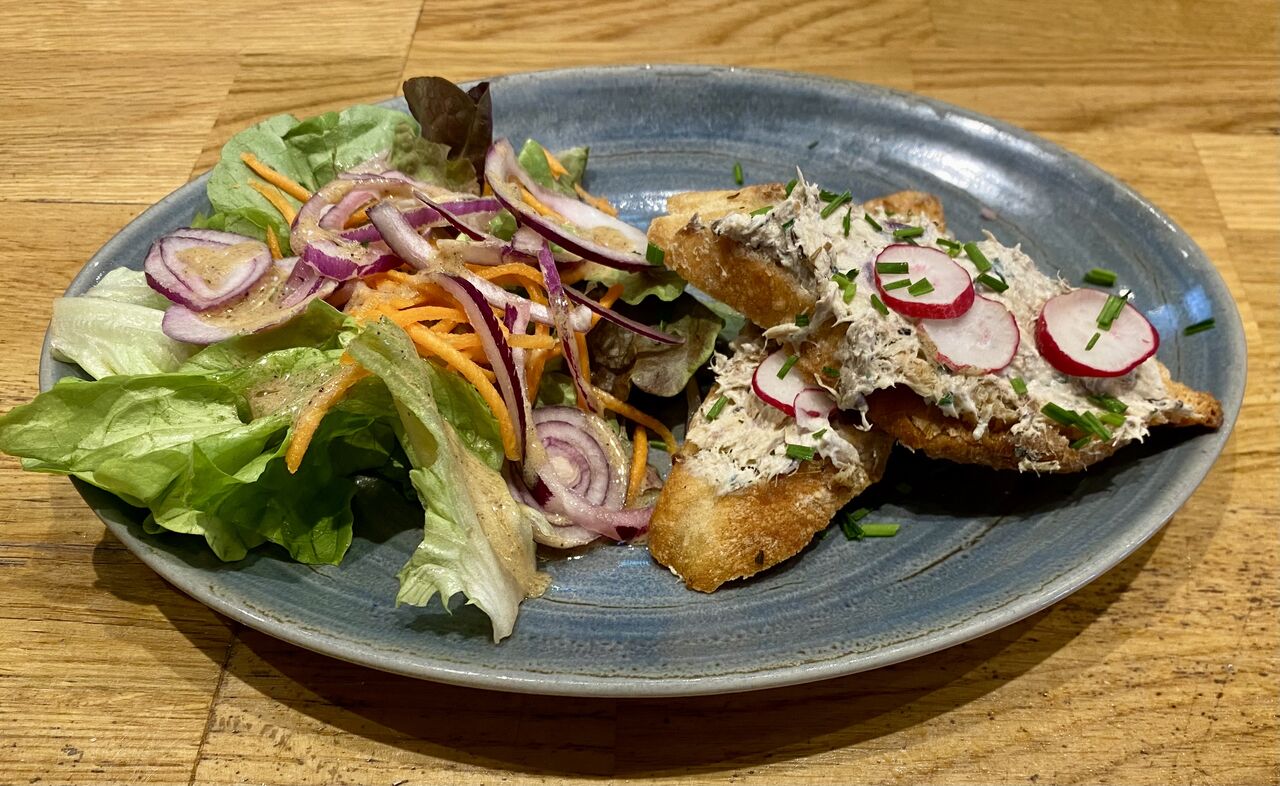 Bruschetta de maquereau 