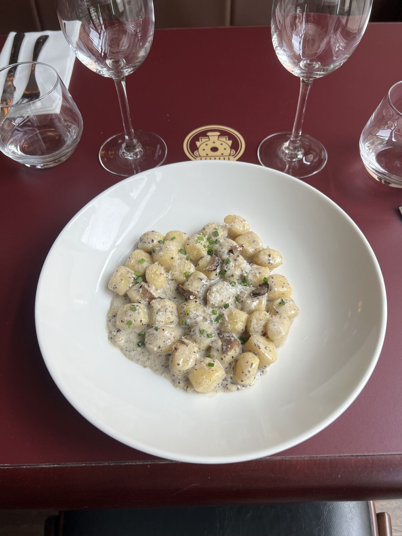 Gnocchis à la crème tartufata