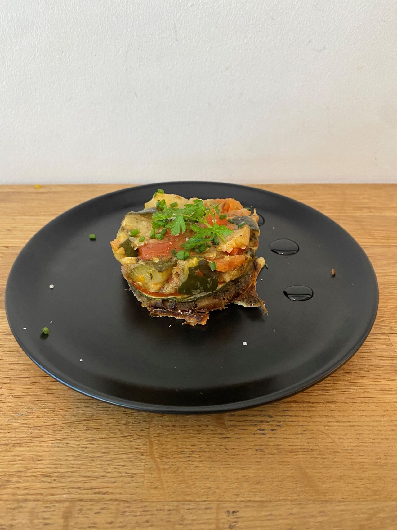 Tarte fine aux légumes 