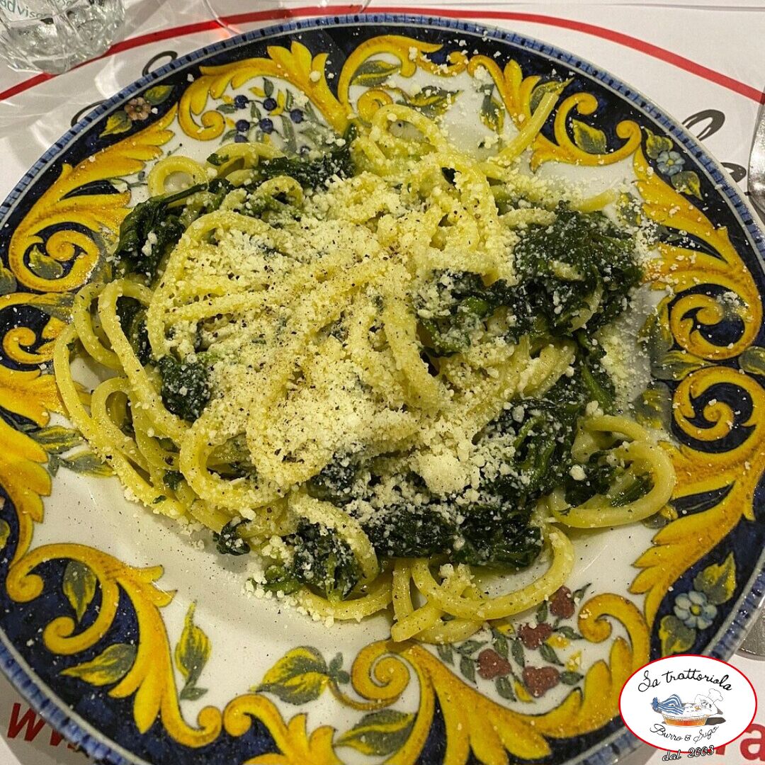 Tonnarelli Cacio Pepe e Cicoria