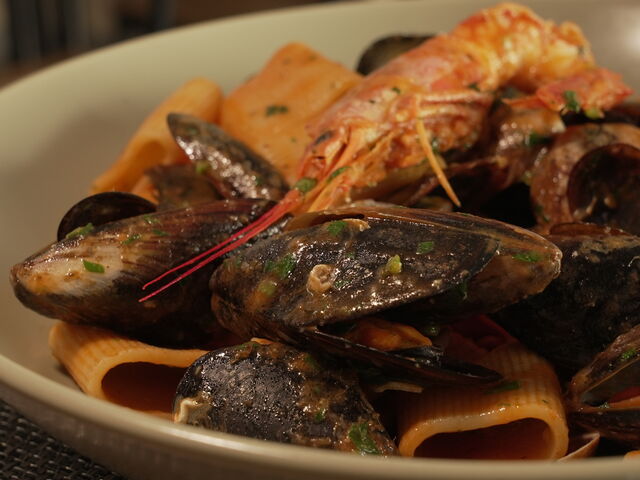 Paccheri fantasia dello zio Peppino 