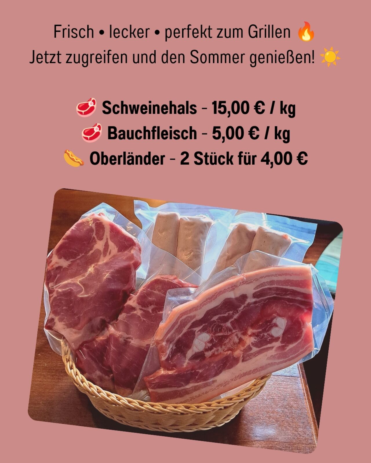 Grillsaison 🍖🥩🔥