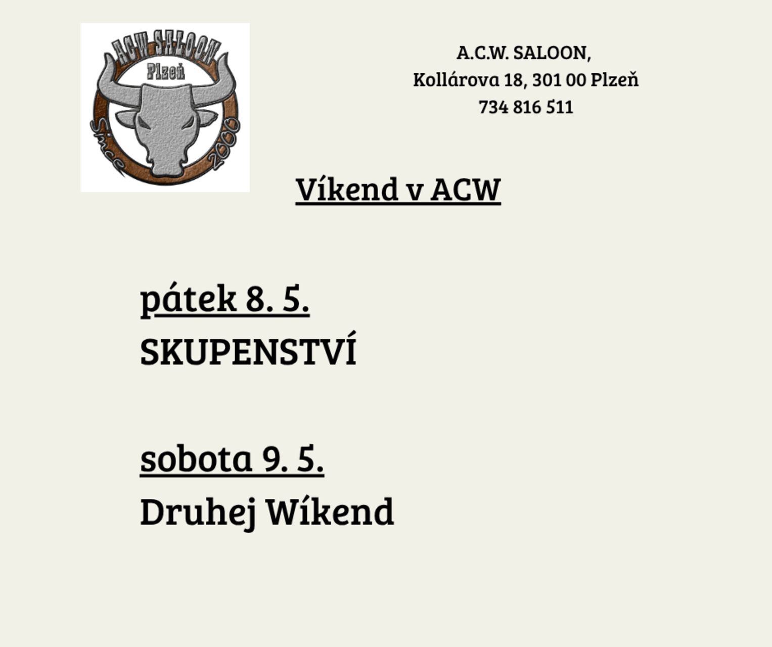 Báječný víkend v ACW!