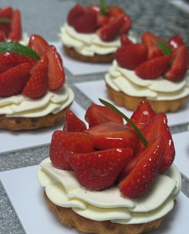 Tartelette Fraises vanille
