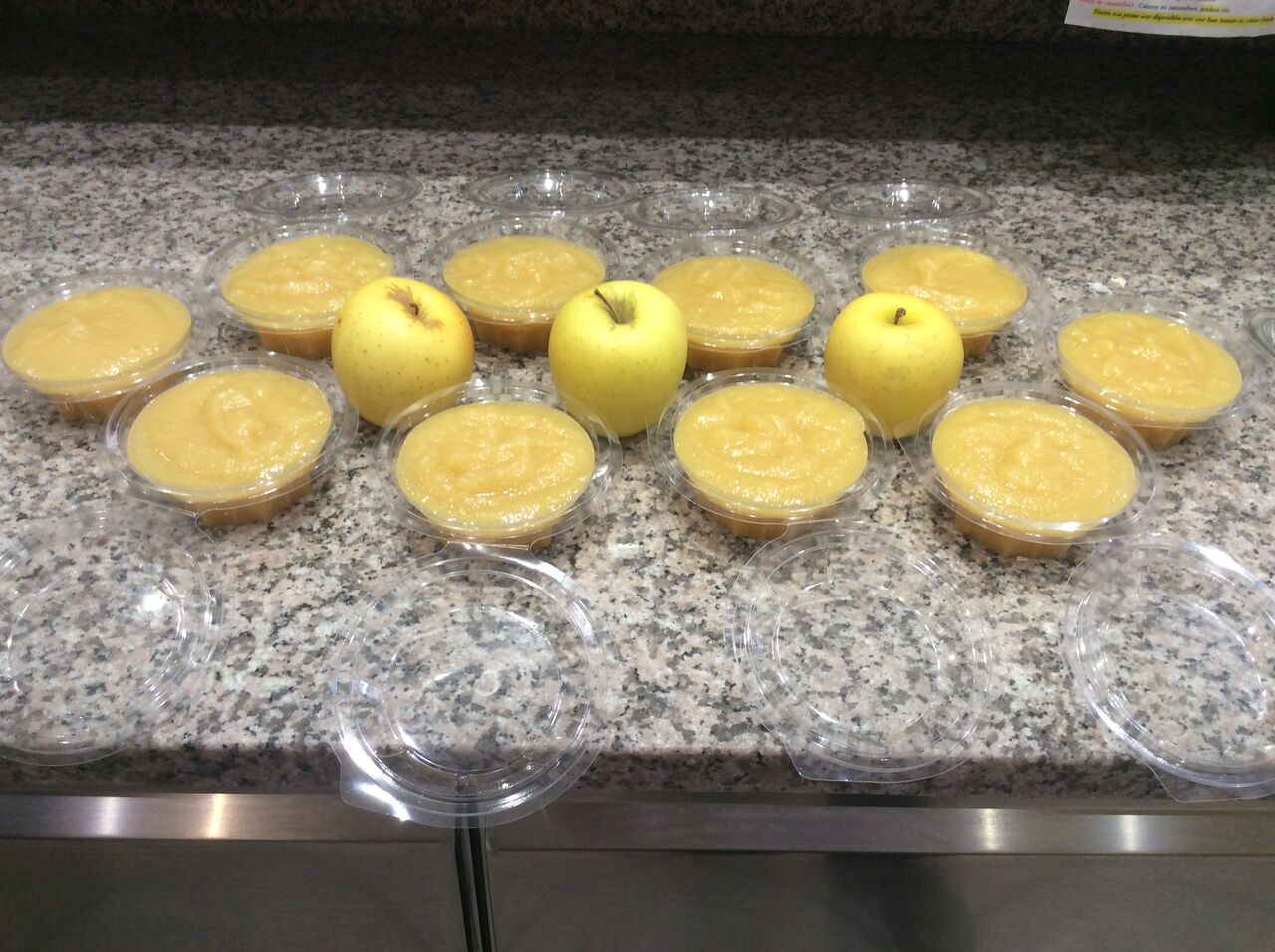 Compote de pommes maison