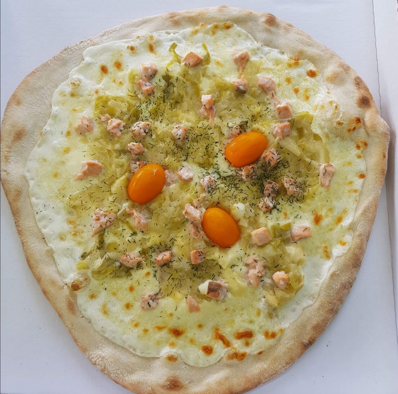 La Saumon Fondue de poireaux 