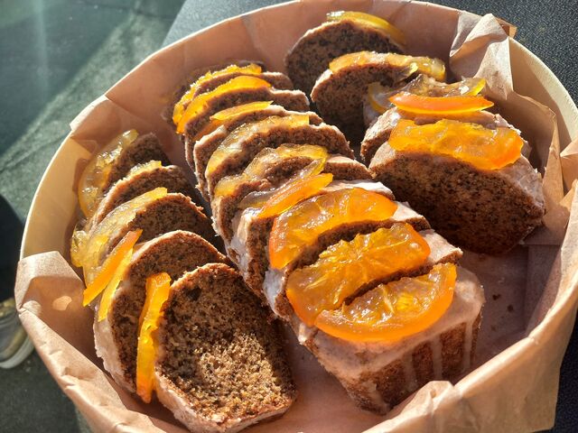 Cake au thé Earl Grey, oranges et citrons confits