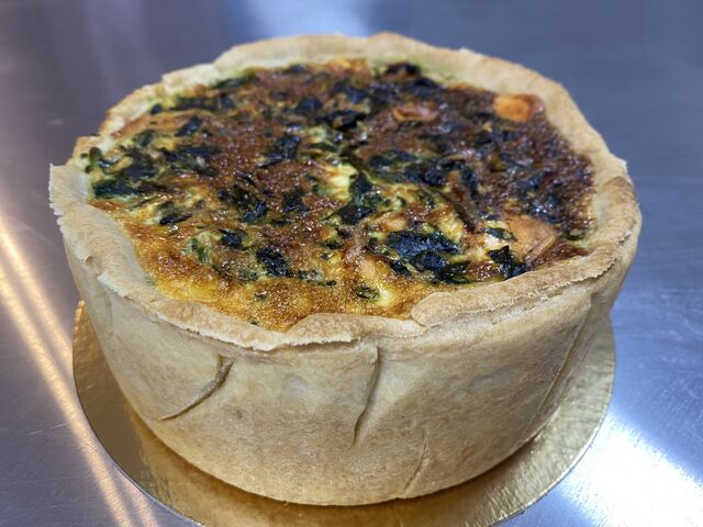 Quiche saumon épinards !