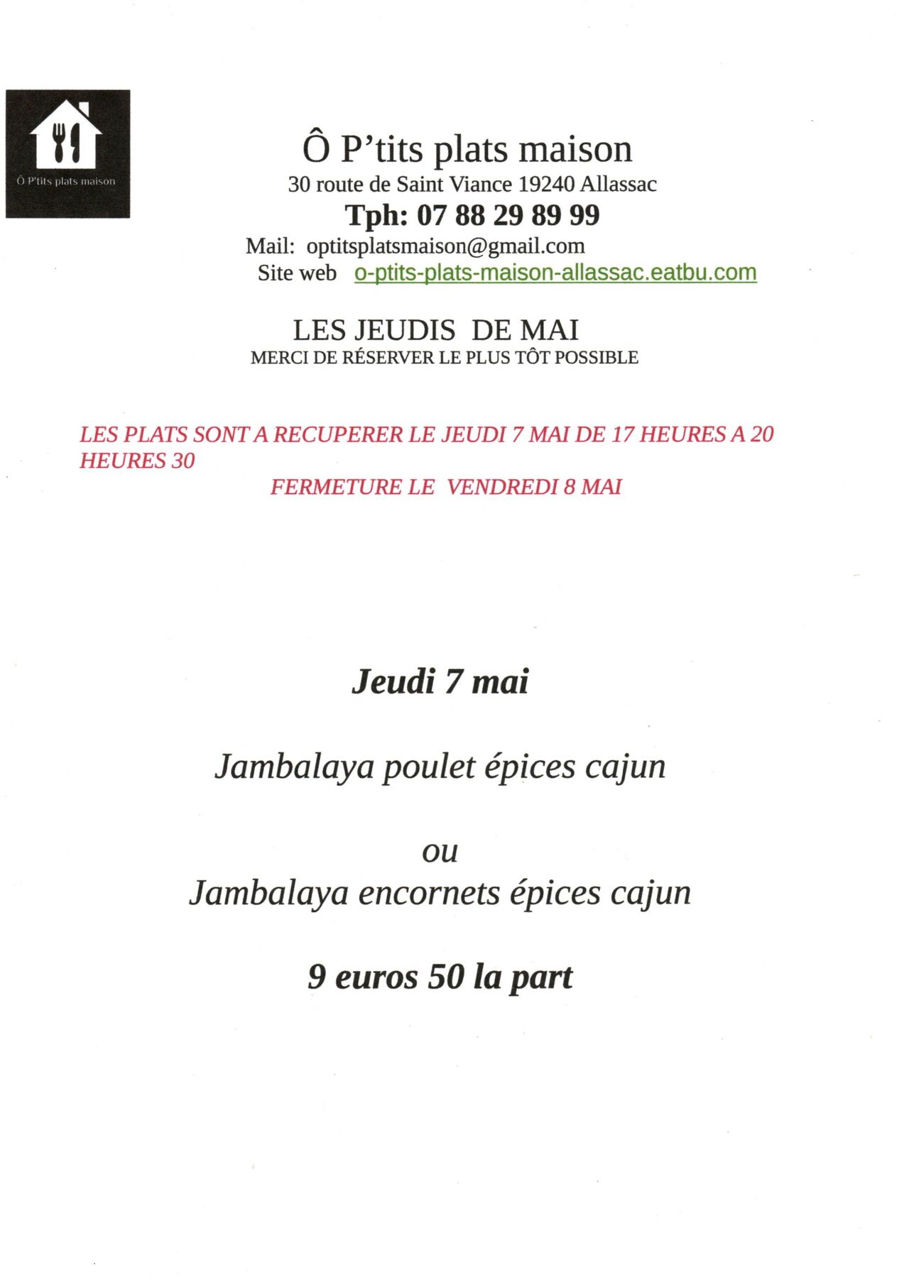 Jeudi 7 mai