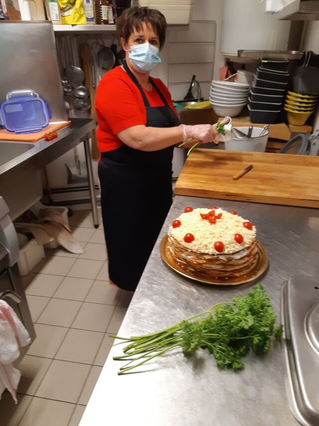 Finalité du mille crêpes. 