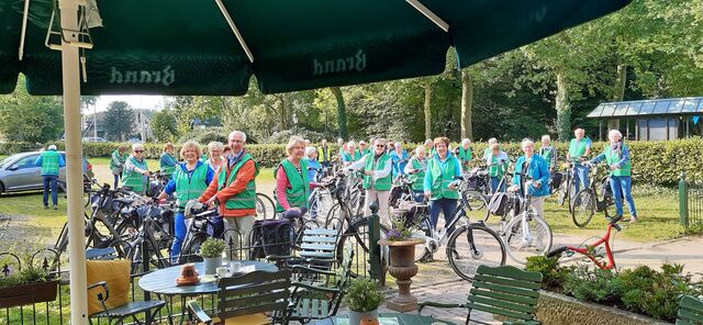 Groeps fietstocht