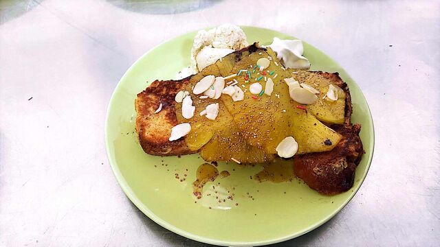 Brioche perdu à l'ananas