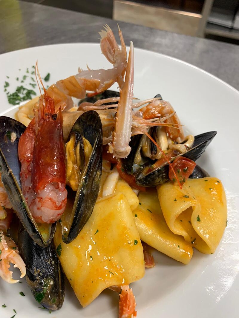 Paccheri alla pescatora