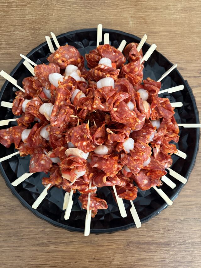 Brochettes St Jacques & Chorizo grillées au Brasero 🔥