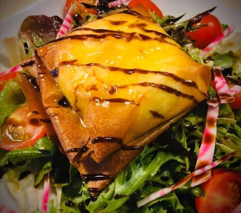 Croustillant de St Marcelin au miel.