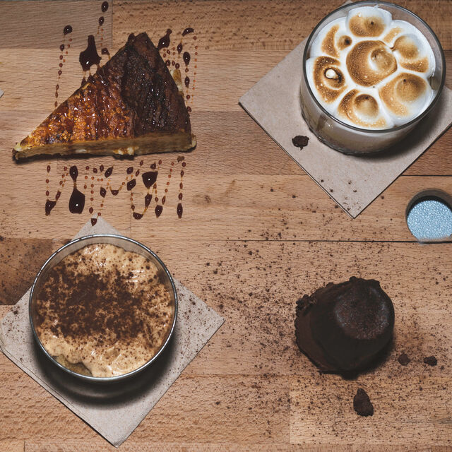 Variado de postres caseros