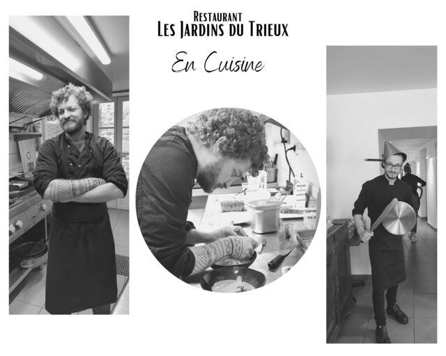 Restaurant Les Jardins du Trieux : En Cuisine